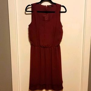Burgundy Midi Dress